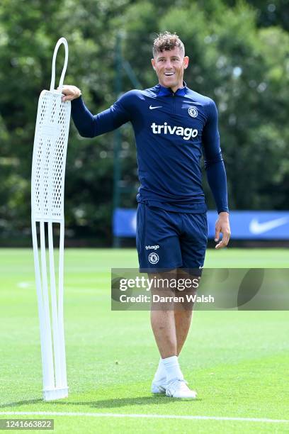 Ross Barkley of Chelsea during a training session at Chelsea Training Ground on July 2, 2022 in Cobham, England.