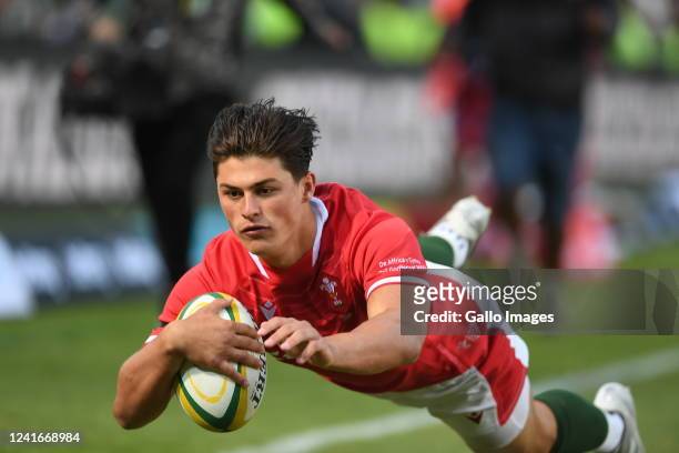 During the first test match of the 2022 Castle Lager Incoming Series between South Africa and Wales at Loftus Versfeld on July 02, 2022 in Pretoria,...