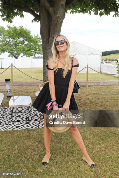 Gracie Egan attends Riot Labs x Chinawhite enclosure at The Royal Henley Regatta on July 2, 2022 in Henley-on-Thames, England.
