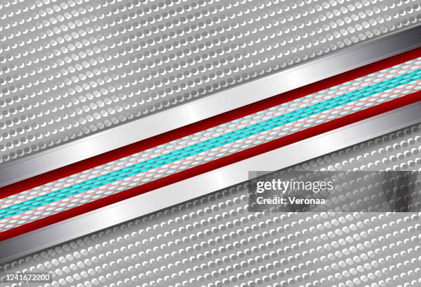 shiny silver metallic engraved plate with decorative band. - silver background pattern stock illustrations