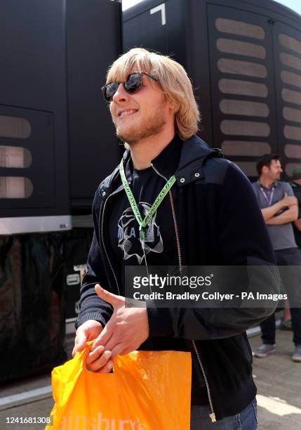 Paddy "The Baddy" Pimblett attending the British Grand Prix 2022 at Silverstone, Towcester. Picture date: Sunday July 3, 2022.