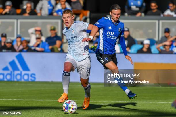 Chicago Fire forward Chris Mueller chases down a ball during the match between the Chicago Fire and the San Jose Earthquakes on Sunday, July 3, 2022...
