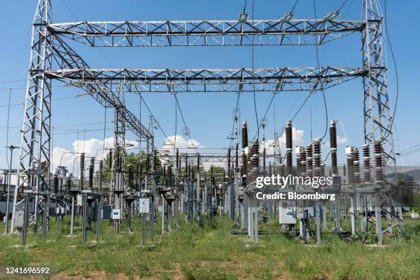 An electric sub-power station, operated by Unareti SpA, in Brescia, Italy, on Sunday, July 3, 2022. Italy's government plans further measures to...