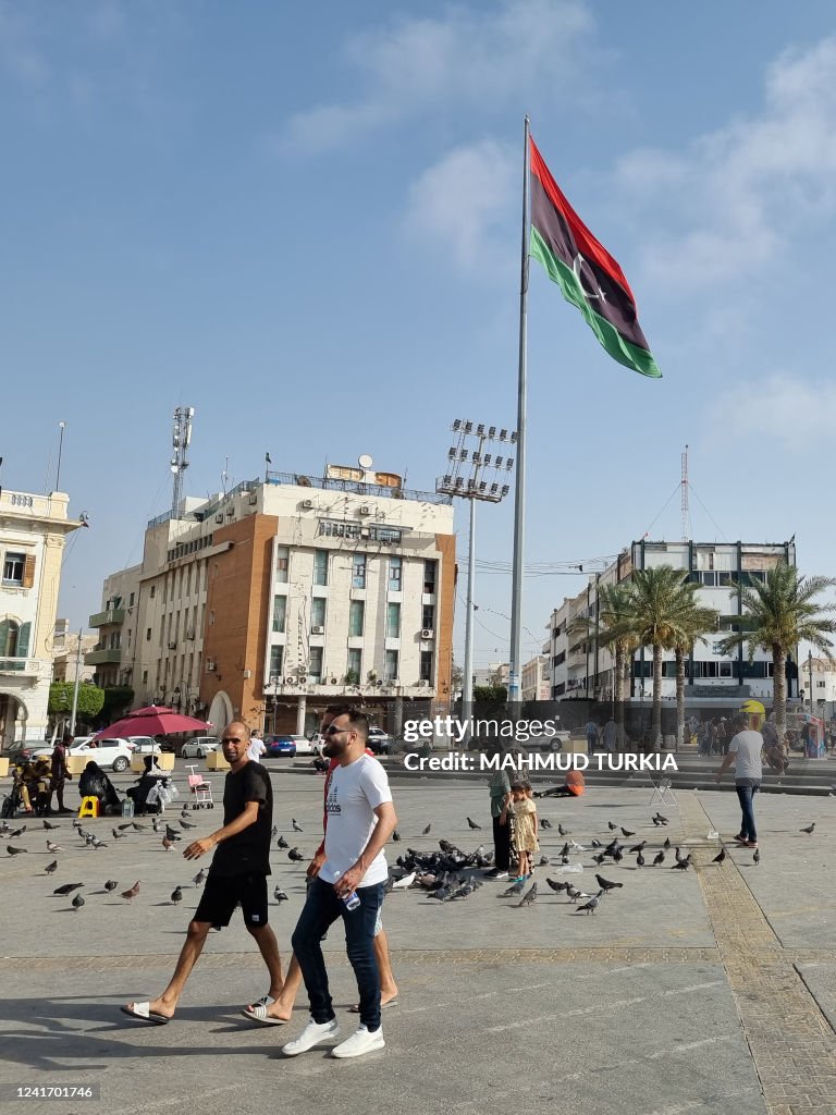 Libyan gather at the Martyrs' Square of Libya's capital Tripoli on ...