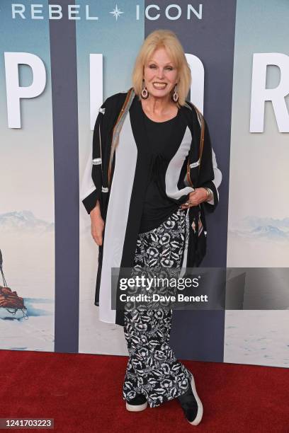 Joanna Lumley attends the World Premiere of "Explorer" at BFI Southbank on July 4, 2022 in London, England.