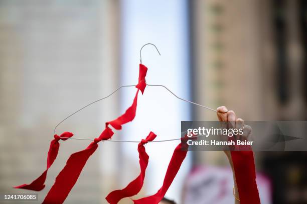 Abortion rights protestors rally on July 4, 2022 in Philadelphia, Pennsylvania. The host organization, Rise Up 4 Abortion Rights, held several...