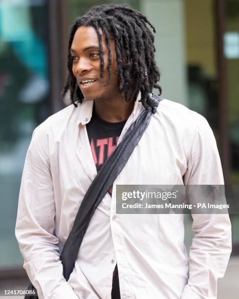 Ceon Broughton leaves Westminster Magistrates Court, London. Picture date: Monday July 4, 2022.