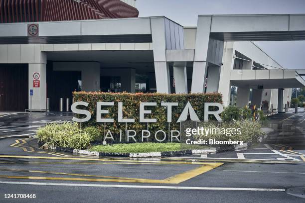 Seletar Airport in Singapore, on Monday, June 13, 2022. Singapore has already signed two agreements with advanced air mobility startups Skyports...