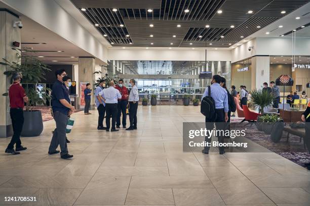 The departure hall at Seletar Airport in Singapore, on Monday, June 13, 2022. Singapore has already signed two agreements with advanced air mobility...