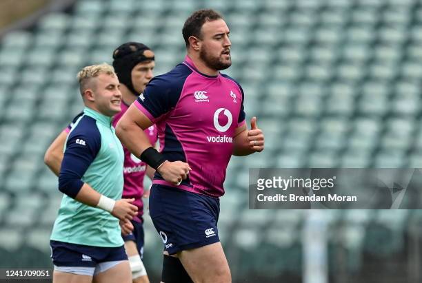 Auckland , New Zealand - 5 July 2022; Rob Herring during Ireland rugby squad training at North Harbour Stadium in Auckland, New Zealand.