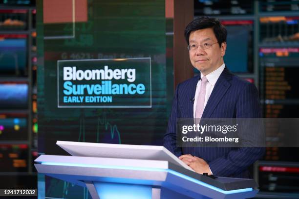 Lee Kai-Fu, chief executive officer of Sinovation Ventures, during a Bloomberg Television interview in London, UK, on Tuesday, July 5, 2022. Lee has...