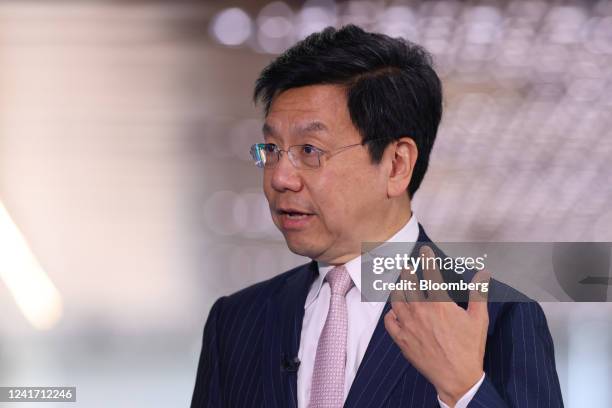 Lee Kai-Fu, chief executive officer of Sinovation Ventures, during a Bloomberg Television interview in London, UK, on Tuesday, July 5, 2022. Lee has...