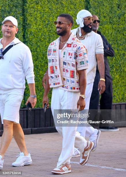 Michael B. Jordan is seen on July 04, 2022 in Los Angeles, California.