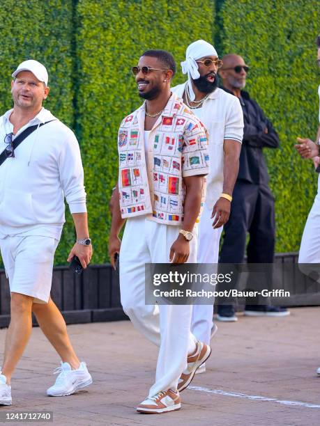 Michael B. Jordan is seen on July 04, 2022 in Los Angeles, California.