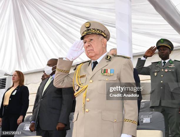 Algeria's military chief Said Chengriha attends the celebration the anniversary of Algeria's independence in Algiers, Algeria on July 05, 2022....