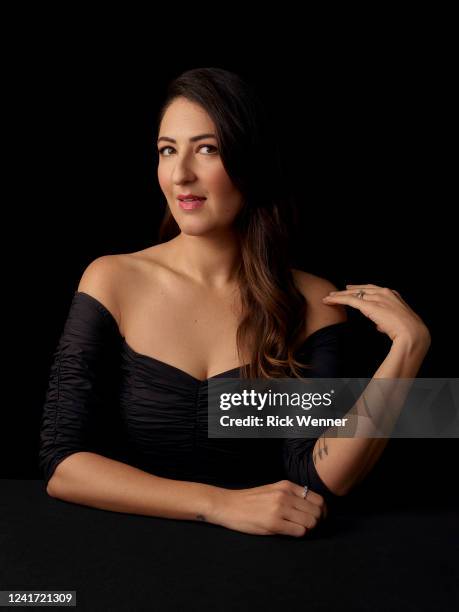 Arcy Carden from the show 'A League of their Own' poses for a portrait during the 2022 Tribeca Film Festival at Spring Studio on June 13, 2022 in New...