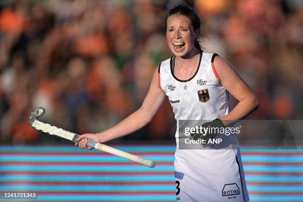 Amelie Wortmann of Germany hockey women during the FIH Hockey Women's World Cup 2022 game between Germany and the Netherlands at the Wagener stadium,...