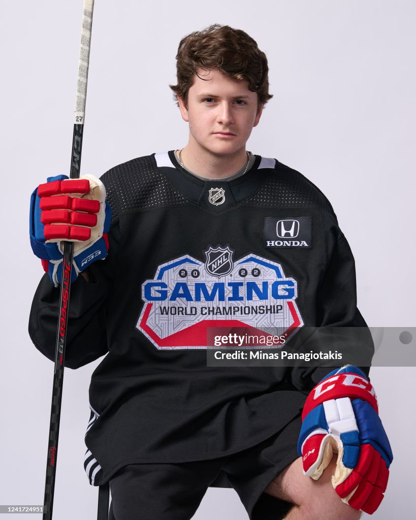 Mathew Geimer Matthew Geim, aka Geimer--, poses for a photo during the 2022 NHL ...