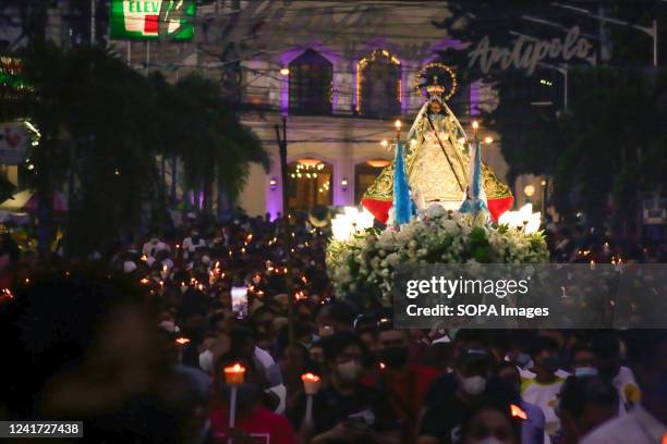 Marian devotees from Antipolo Cathedral join a solemn procession for the first time since the start of the pandemic two years back. The Antipolo...