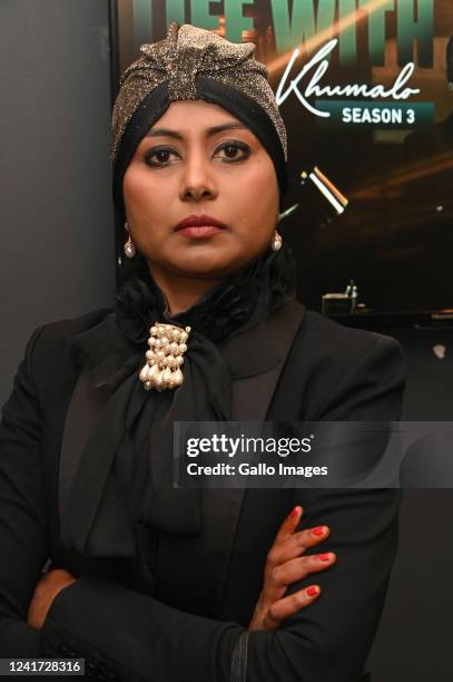 Magdalene Moonsamy at the Season 3 premiere launch of Life with Kelly Khumalo in The Mesh Club, Rosebank on July 02, 2022 in Johannesburg, South...