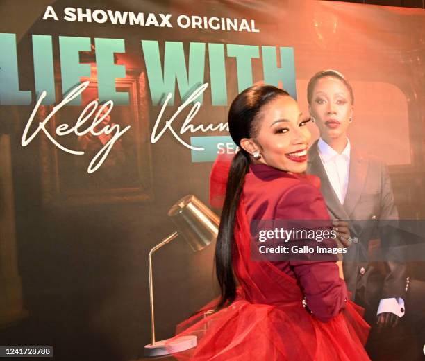 Kelly Khumalo at the Season 3 premiere launch of Life with Kelly Khumalo in The Mesh Club, Rosebank on July 02, 2022 in Johannesburg, South Africa....