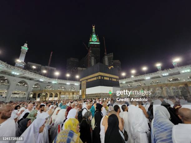 General view of the Royal Clock Tower in Mecca, Saudi Arabia on June 26, 2022. The Royal Clock Tower, which was built right next to the Kaaba in...