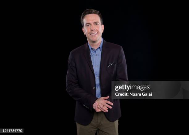 Ed Helms poses for a portrait for Build Series on July 29, 2015 in New York City.