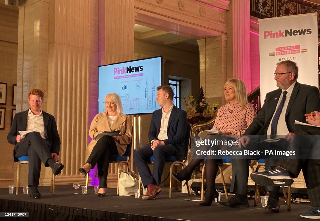 PinkNews annual summer reception at Stormont