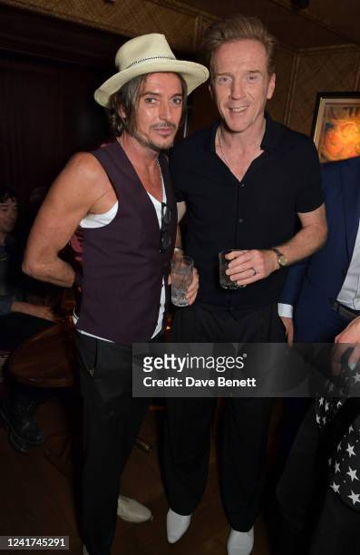 Darren Strowger and Damian Lewis attend The House of KOKO's inaugural Summer Party at the beautifully designed new members club backstage at London's...