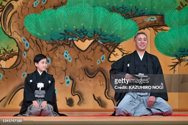Japanese Kabuki actor Ichikawa Ebizo XI attends a press conference to announce his performance with the name succession of Ichikawa Danjuro XIII,...