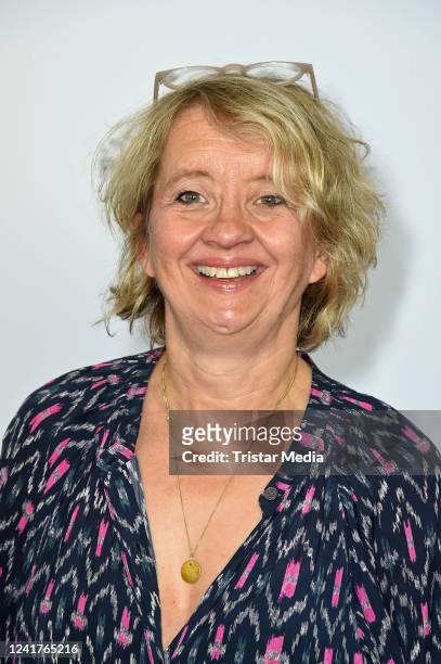 Anna Boettcher attends the German Producers Alliance Summer Party at Tipi am Kanzleramt on July 7, 2022 in Berlin, Germany.