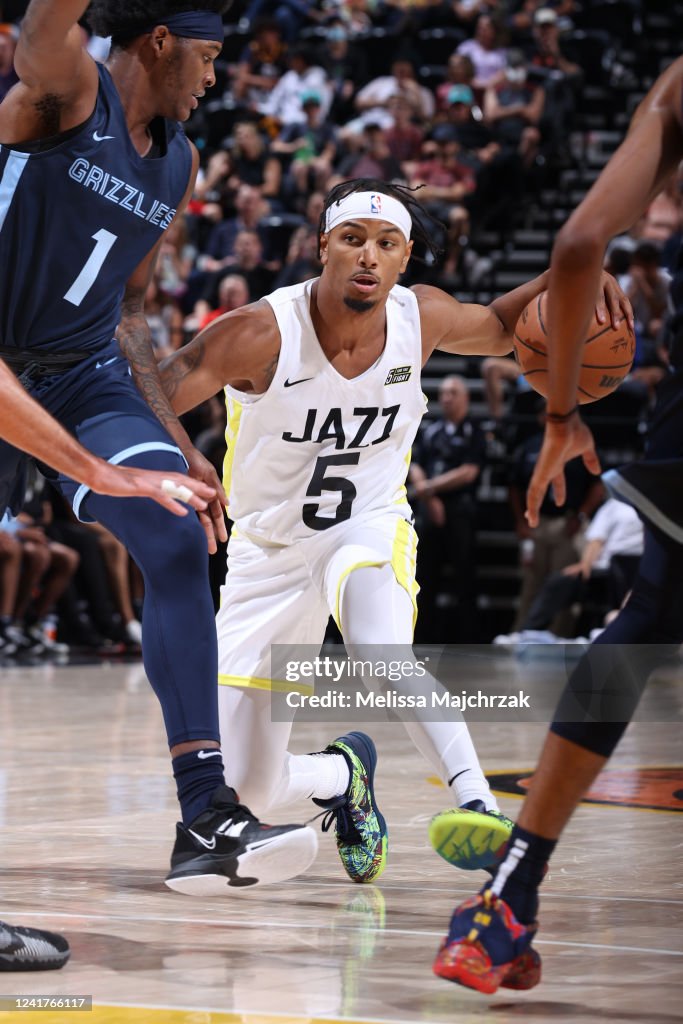 2022 NBA Salt Lake City Summer League - Memphis Grizzlies v Utah Jazz