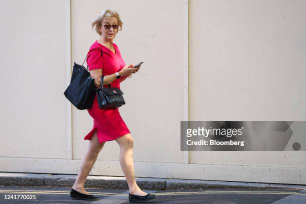 Andrea Leadsom, UK member of Parliament for South Northamptonshire, in the Westminster district of London, UK, on Friday, July 8, 2022. The ruling...