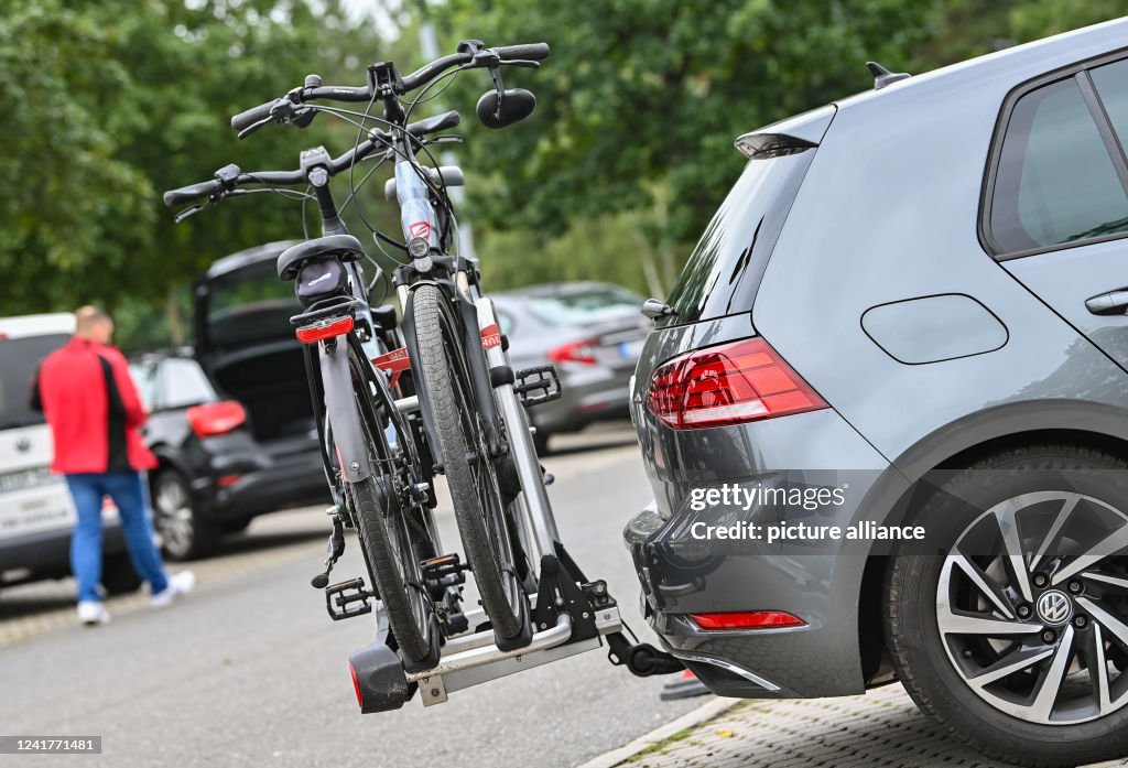 Police check at the beginning of the vacation