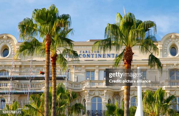 Cannes, France Renovation Works at InterContinental Carlton Cannes, an IHG Hotel. Croisette, Beach, Travel, Vacation. Mandoga Media Germany