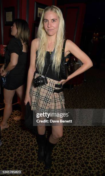 India Rose James attends the Warner Music Wireless Party at The Twenty Two on July 8, 2022 in London, England.