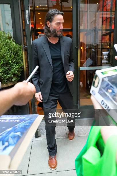 Keanu Reeves is seen on July 8, 2022 in New York, New York.