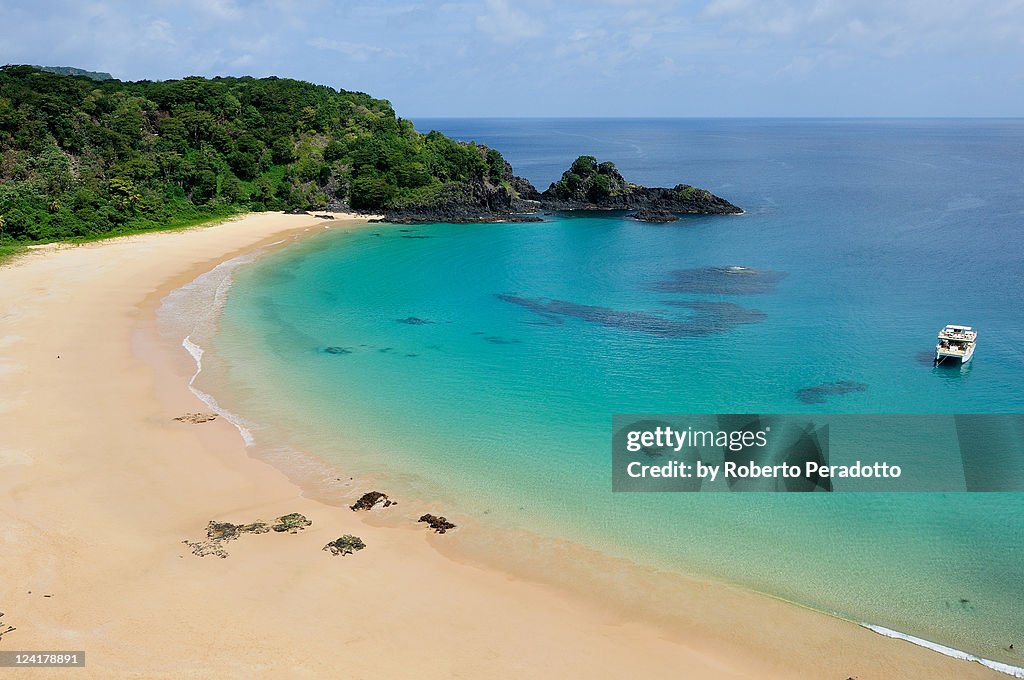 Baia do Sancho is most beautiful beach in Brazil