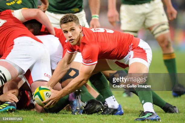 Kieran Hardy of Wales during the 2nd Castle Lager Incoming Series test match between South Africa and Wales at Toyota Stadium on July 09, 2022 in...