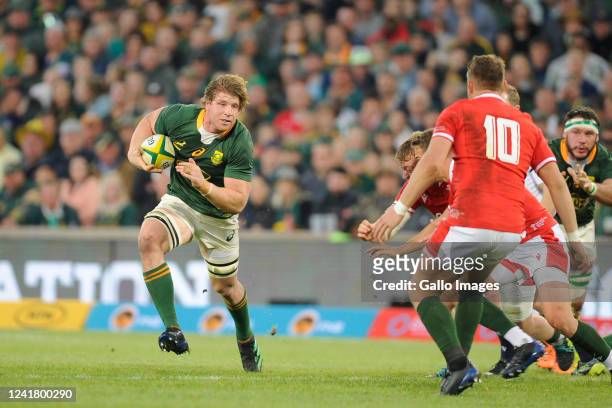 Evan Roos of South Africa during the 2nd Castle Lager Incoming Series test match between South Africa and Wales at Toyota Stadium on July 09, 2022 in...