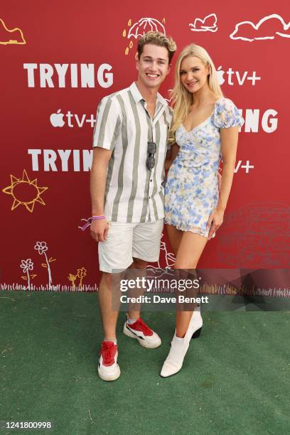 Pritchard and Abbie Quinnen attend the Apple TV+ "Trying" Series 3 event at The Soho House Festival in Gunnersby Park on July 9, 2022 in London,...