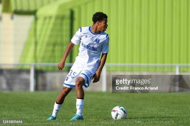 Kevin DANOIS of Auxerre during the friendly match between Auxerre and Amiens at Rene Sache Stadium on July 9, 2022 in Chalons en Champagne, France.