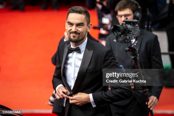 Czech basketball player Tomas Satoransky attends the 56th Karlovy Vary International Film Festival on July 09, 2022 in Karlovy Vary, Czech Republic....