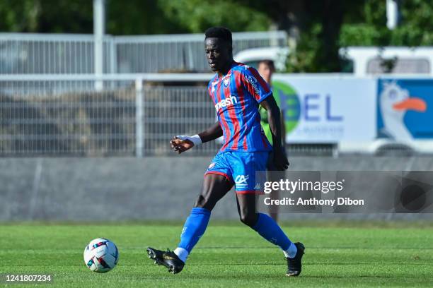 Emmanuel NTIM of Caen during the friendly match between Caen and Ajaccio on July 9, 2022 in Deauville, France.