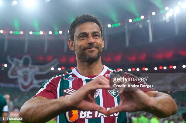 Fred of Fluminense poses for a photo before a match between Fluminense and Ceara as part of Brasileirao 2022 at Maracana Stadium on July 9, 2022 in...
