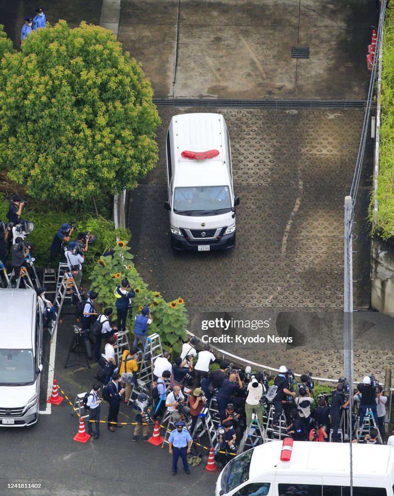 Abe shooter sent to prosecutors