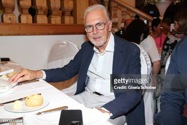 Franz Beckenbauer during the 33rd KaiserCup 2022 golf tournament gala evening benefit for the Franz Beckenbauer Stiftung on July 9, 2022 in Bad...