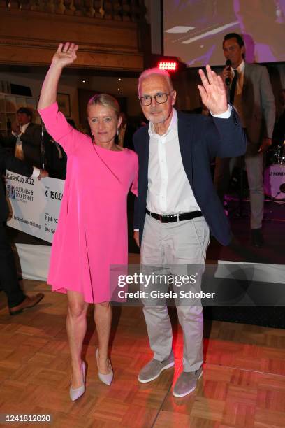 Heidi Beckenbauer and Franz Beckenbauer during the 33rd KaiserCup 2022 golf tournament gala evening benefit for the Franz Beckenbauer Stiftung on...