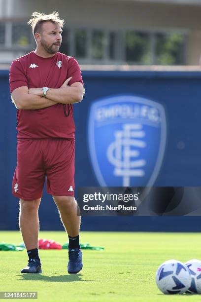 Paolo Zanetti during the Other First training session of Empoli FC on July 09, 2022 at the Sussidiario in Empoli, Italy