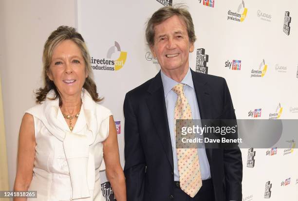 Gabriel Bragg and Lord Melvyn Bragg attend the South Bank Sky Arts Awards 2022 at The Savoy Hotel on July 10, 2022 in London, England.